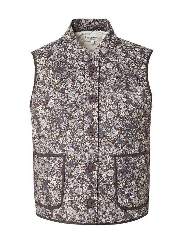 Lollys Laundry Lollys Laundry Елек 'Cairo'  гълъбово синьо / светлосиньо / черно / бяло