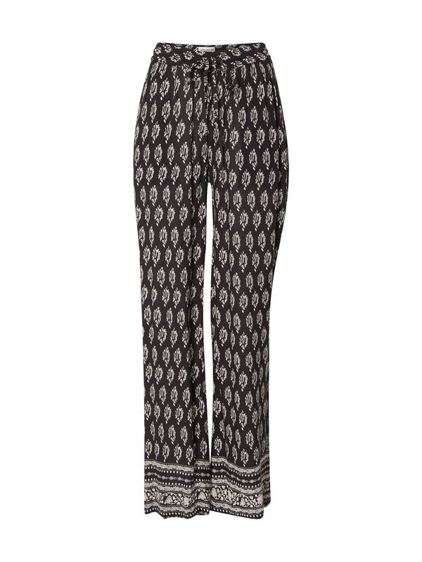 Lollys Laundry Lollys Laundry Панталон 'Rita'  черно / бял памук