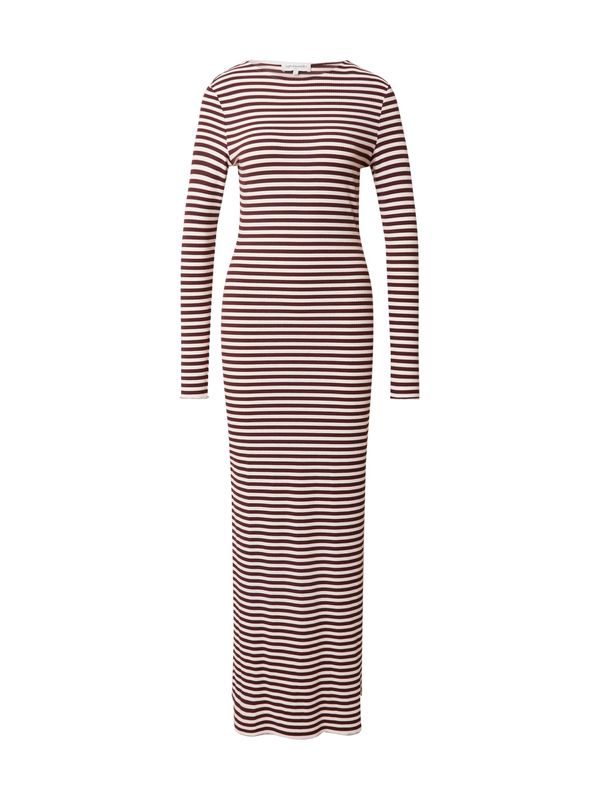 Lollys Laundry Lollys Laundry Рокля 'Emerald'  кафяво / бяло