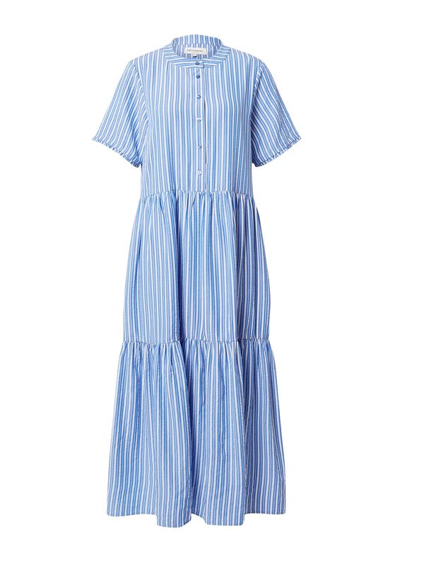 Lollys Laundry Lollys Laundry Рокля тип риза 'Fie'  небесносиньо / бяло