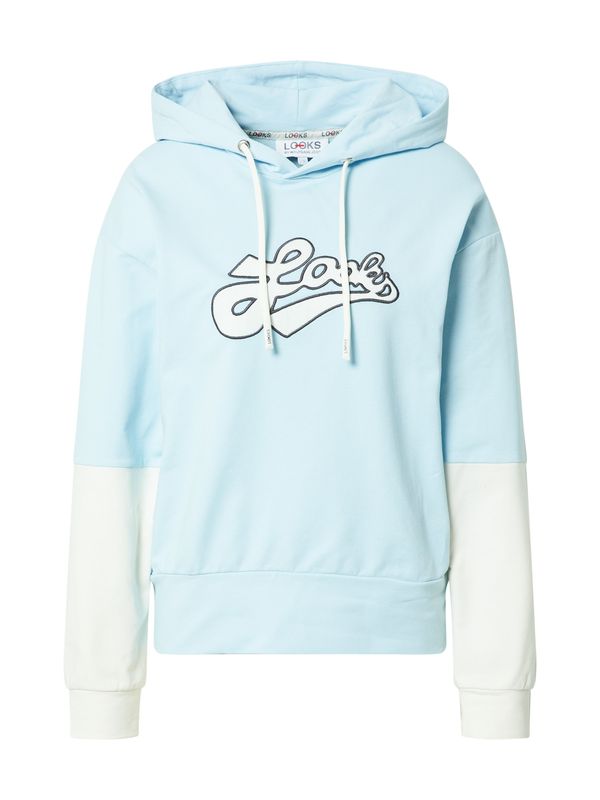 LOOKS by Wolfgang Joop LOOKS by Wolfgang Joop Суичър  синьо / бяло