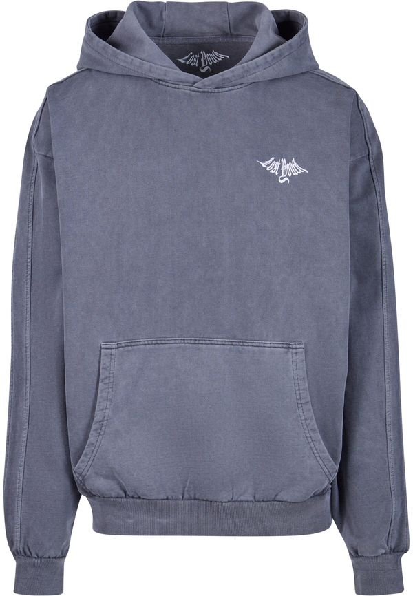 Lost Youth Lost Youth Суичър 'Classic'  гълъбово синьо / бяло