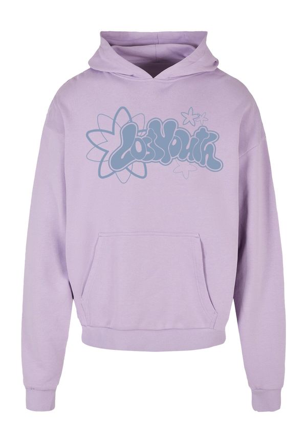 Lost Youth Lost Youth Суичър 'Starry Silhouette'  опушено синьо / светлолилаво