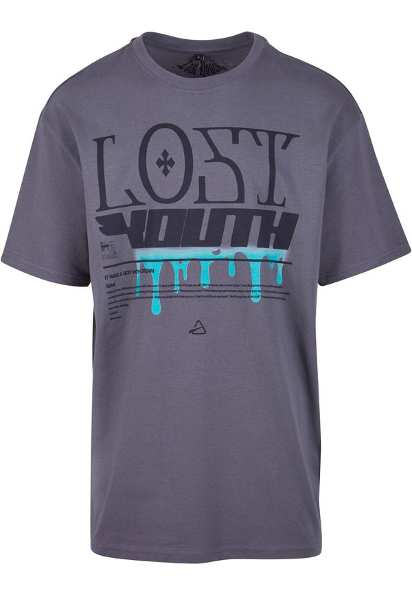 Lost Youth Lost Youth Тениска  аквамарин / тъмносиво / черно
