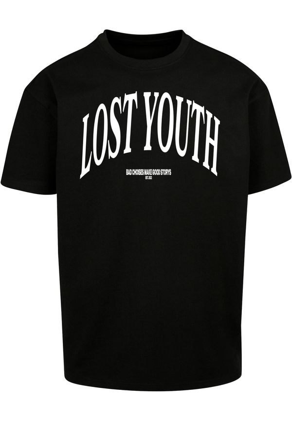 Lost Youth Lost Youth Тениска 'Classic V.1'  черно / бяло