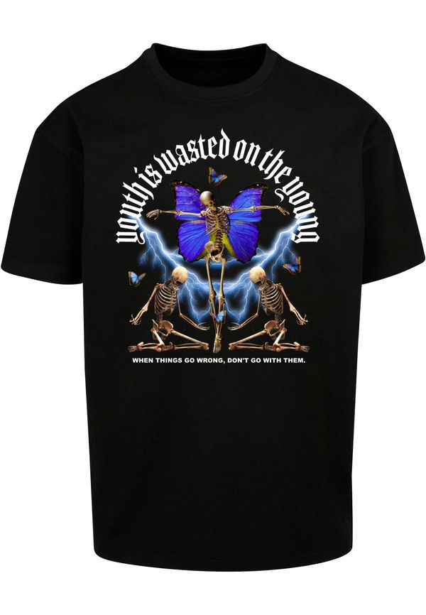 Lost Youth Lost Youth Тениска 'CLASSIC V.1'  синьо / черно / бяло