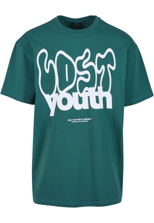 Lost Youth Lost Youth Тениска  смарагдово зелено / бяло