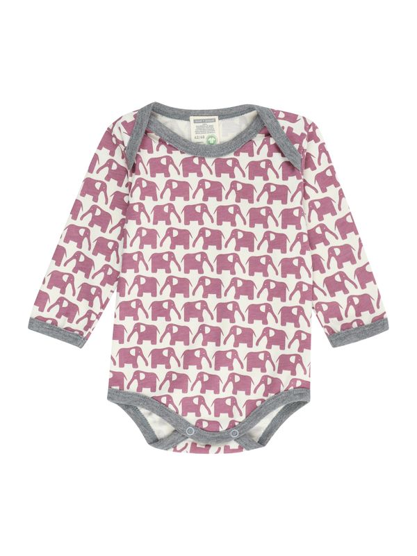 loud + proud loud + proud Бебешки гащеризони/боди  кремаво / графитено сиво / боровинка