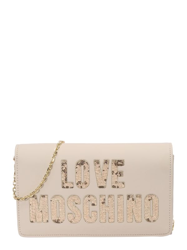 Love Moschino Love Moschino Чанта с презрамки  бежово / злато