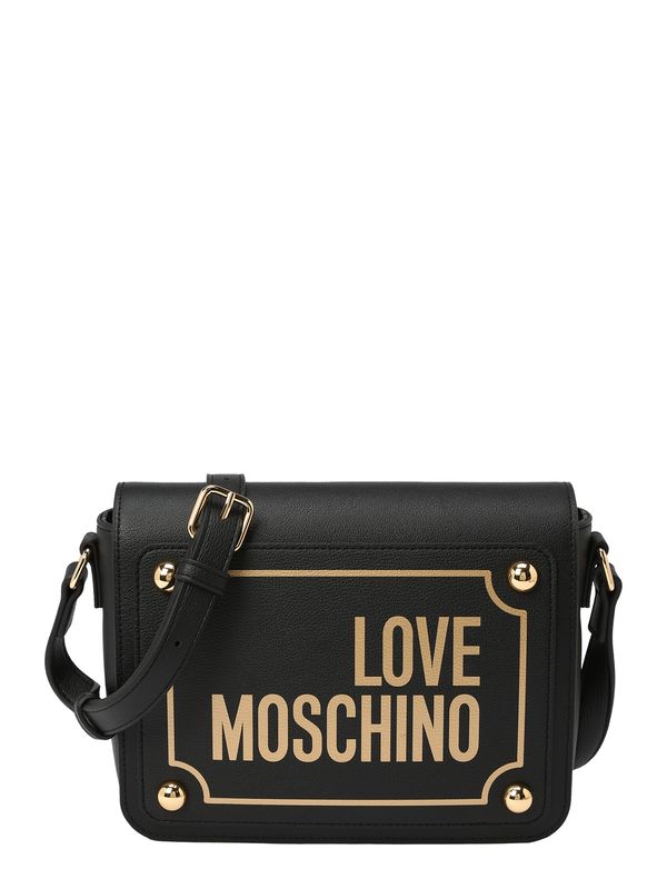 Love Moschino Love Moschino Чанта с презрамки 'Magnifier'  злато / черно