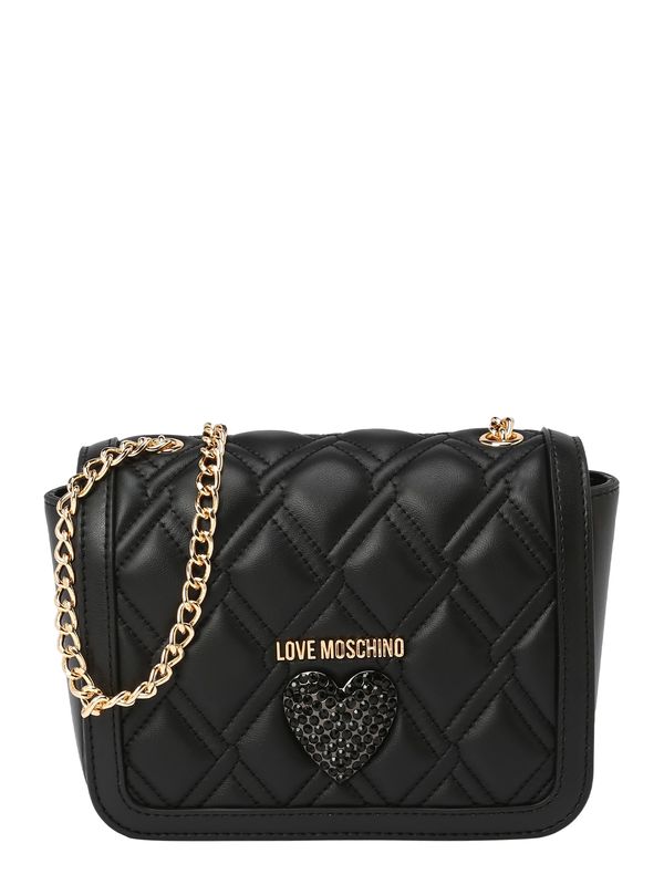 Love Moschino Love Moschino Чанта с презрамки 'QUEEN'  злато / черно