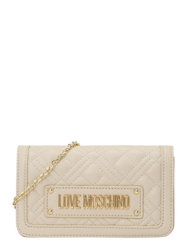 Love Moschino Love Moschino Чанта с презрамки  слонова кост / злато