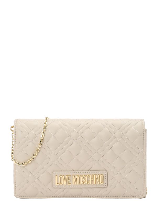 Love Moschino Love Moschino Чанта с презрамки 'SMART DAILY'  екрю / злато