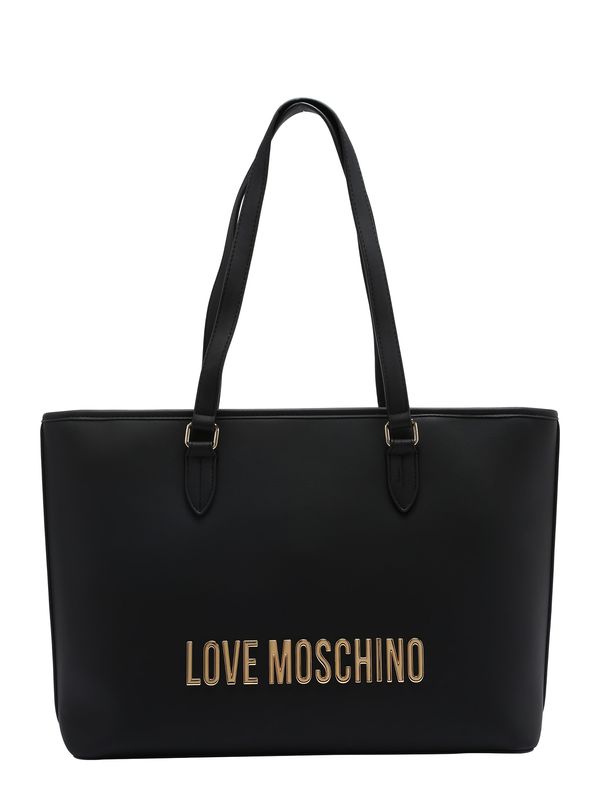 Love Moschino Love Moschino "Чанта тип ""Shopper""" 'BOLD LOVE'  злато / черно