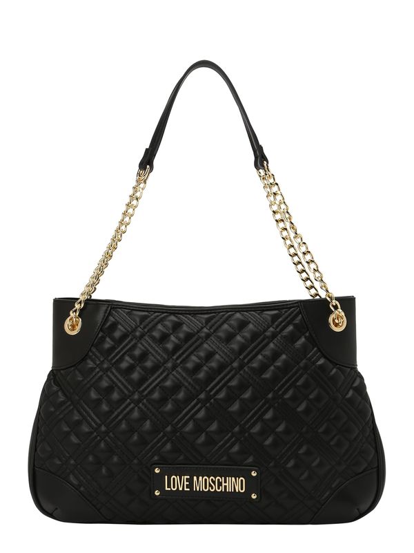 Love Moschino Love Moschino "Чанта тип ""Shopper"""  злато / черно