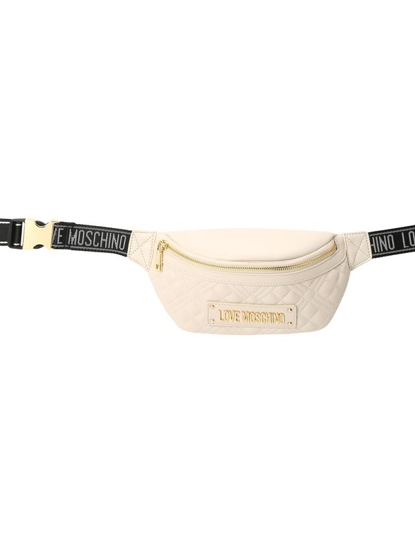 Love Moschino Love Moschino Чанта за кръста  слонова кост / злато / черно