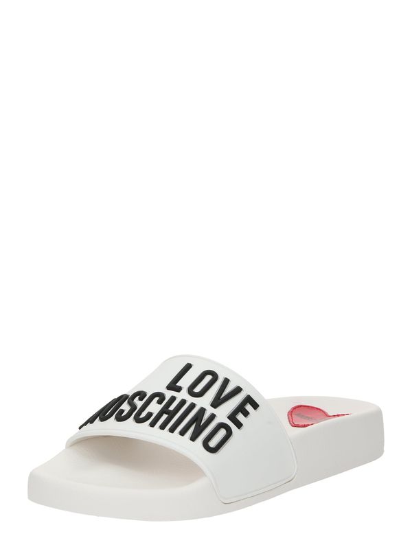 Love Moschino Love Moschino Чехли  червено / черно / бяло