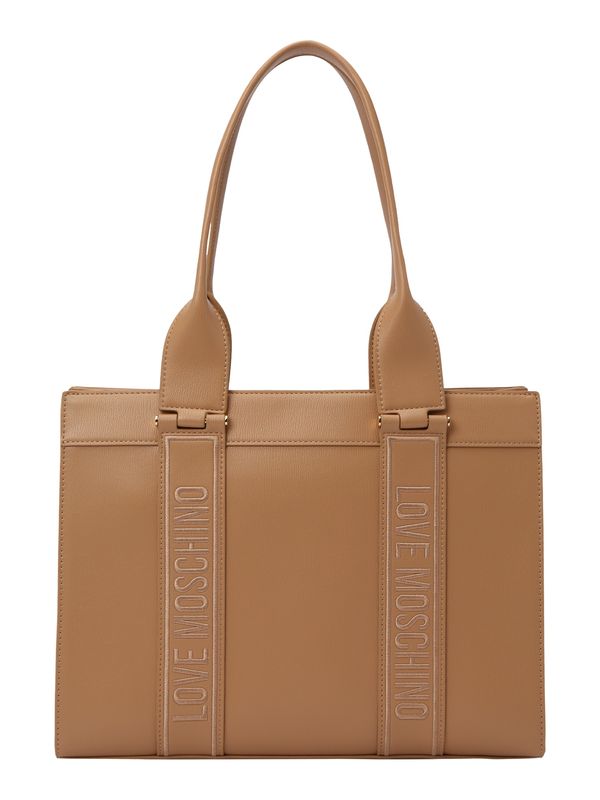 Love Moschino Love Moschino Дамска чанта 'BILLBOARD'  тъмнобежово / светлокафяво