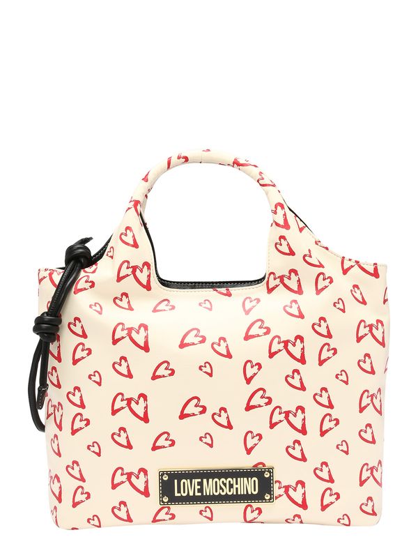 Love Moschino Love Moschino Дамска чанта  екрю / червено / черно