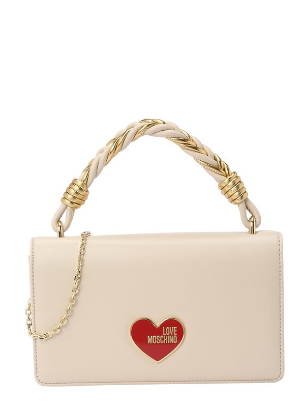 Love Moschino Love Moschino Дамска чанта  кремаво / злато / рубинено червено