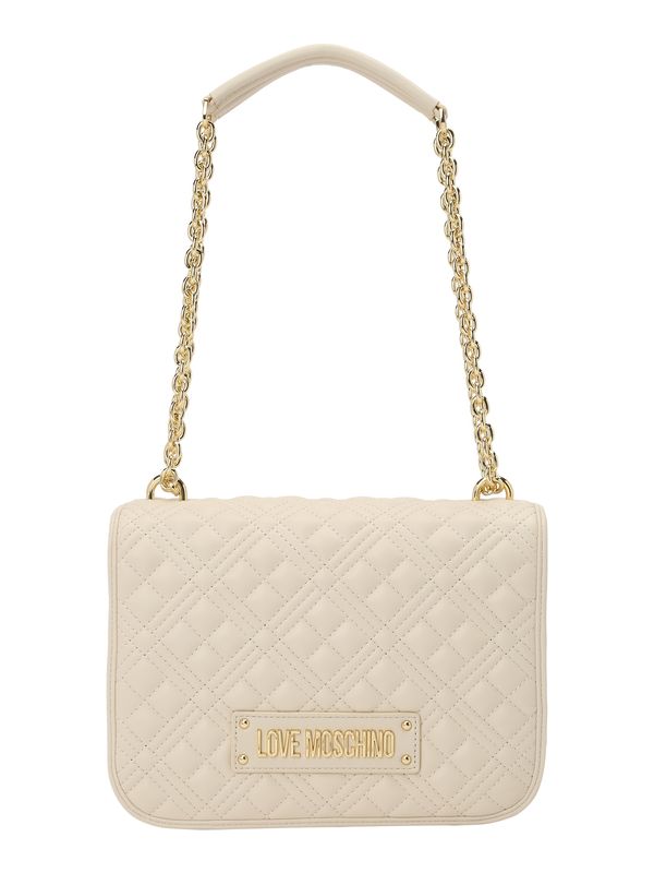 Love Moschino Love Moschino Дамска чанта  кремаво / злато