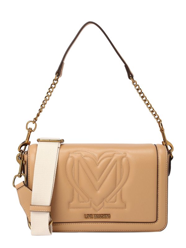 Love Moschino Love Moschino Дамска чанта 'MY HEART'  светлокафяво