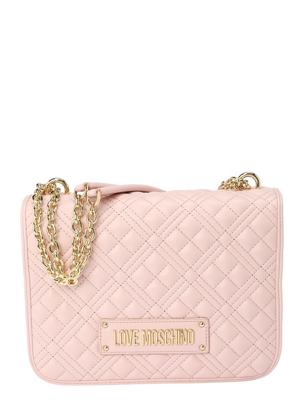 Love Moschino Love Moschino Дамска чанта  злато / бледорозово