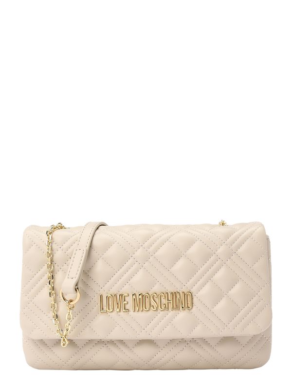 Love Moschino Love Moschino Клъч 'Smart Daily'  кремаво / злато