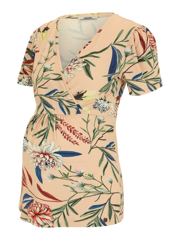 LOVE2WAIT LOVE2WAIT Тениска 'Nursing Donna'  синьо / зелено / праскова / червено