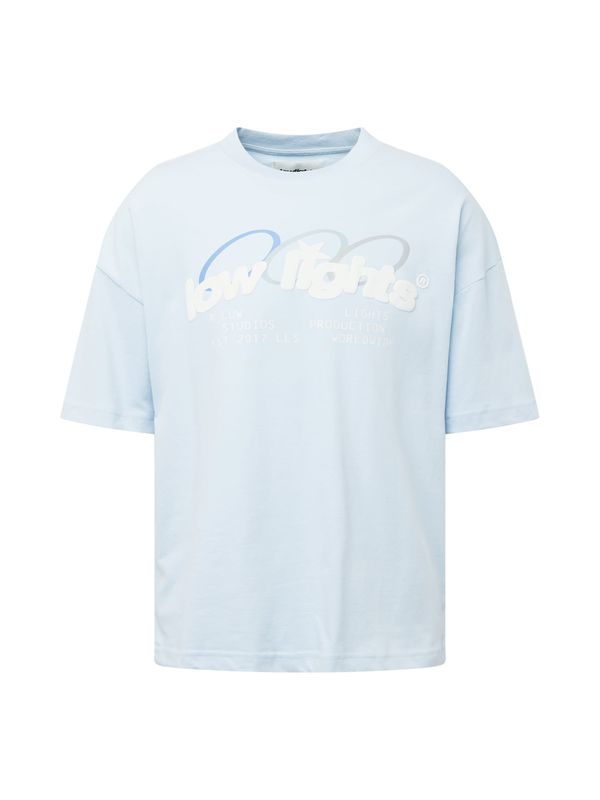 Low Lights Studios Low Lights Studios Тениска 'Arctic Ring'  синьо / светлосиньо / сиво / бяло