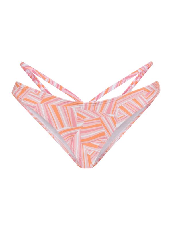 LSCN by LASCANA LSCN by LASCANA Долнище на бански тип бикини 'Lisa'  оранжево / бледорозово / бяло