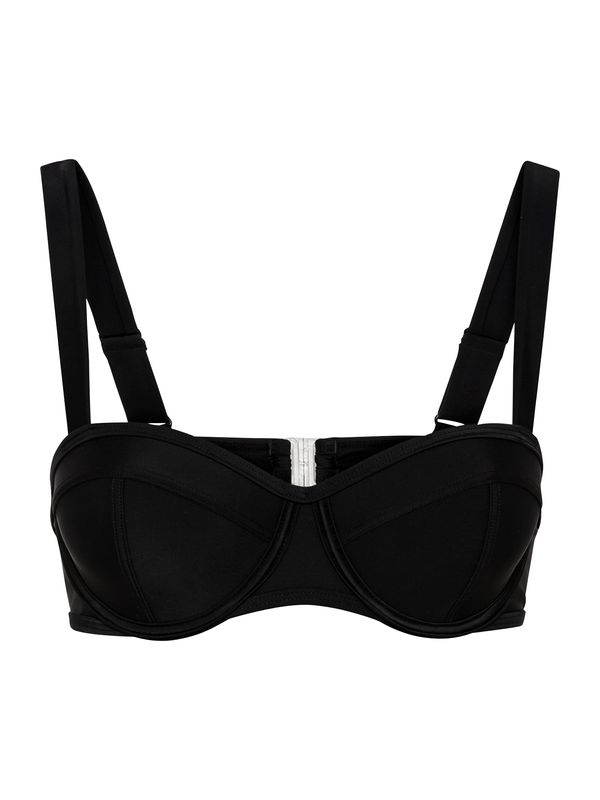 LSCN by LASCANA LSCN by LASCANA Горнище на бански 'Gina'  черно