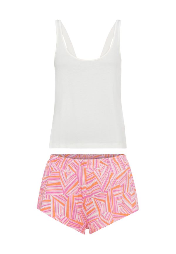 LSCN by LASCANA LSCN by LASCANA Шорти  розово / бяло