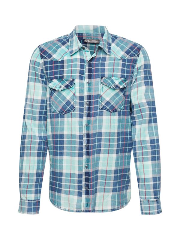 LTB LTB Риза 'Rohan'  синьо / аквамарин / сиво / червено