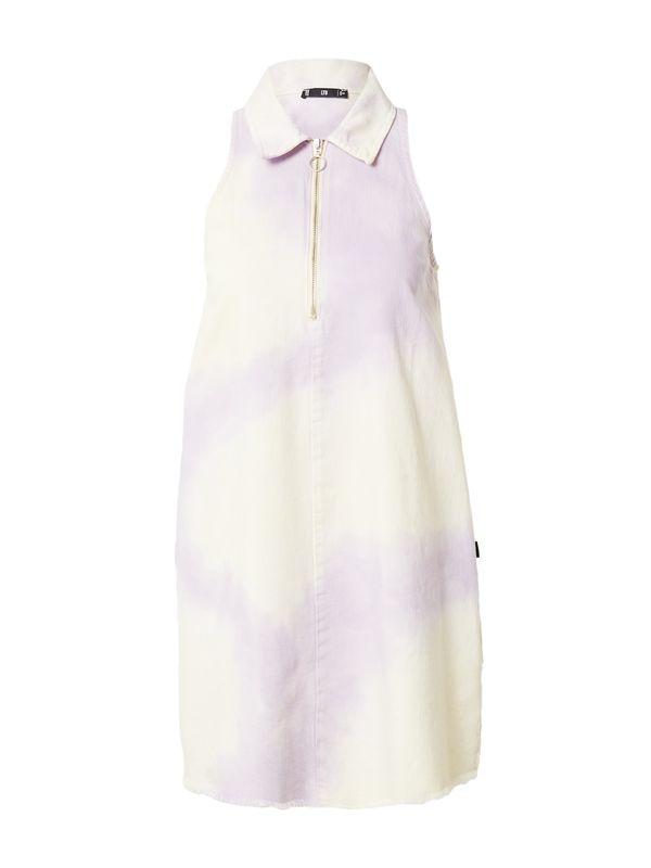 LTB LTB Рокля 'ADELYN'  светлолилаво / бяло