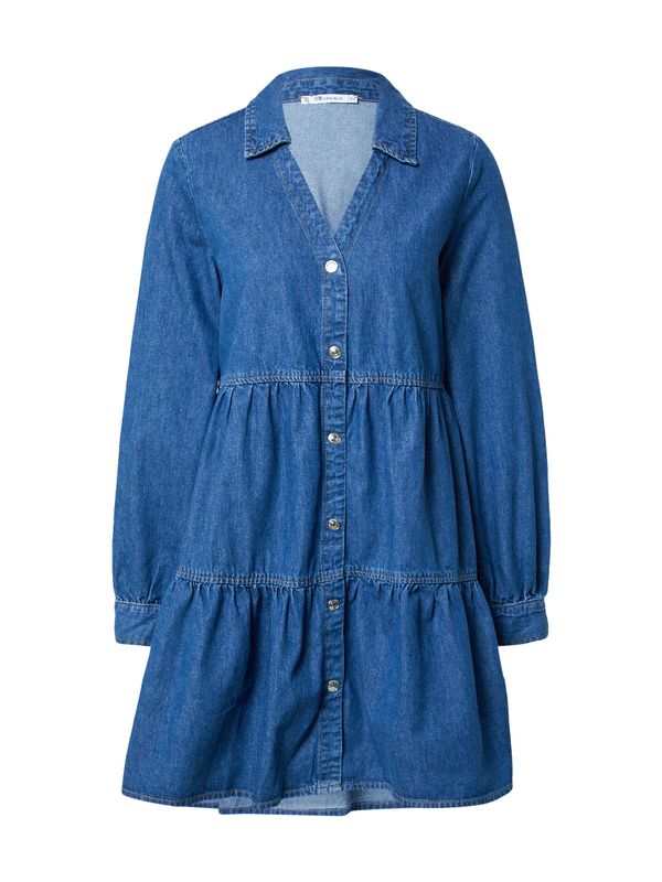 LTB LTB Рокля тип риза 'Giona'  син деним
