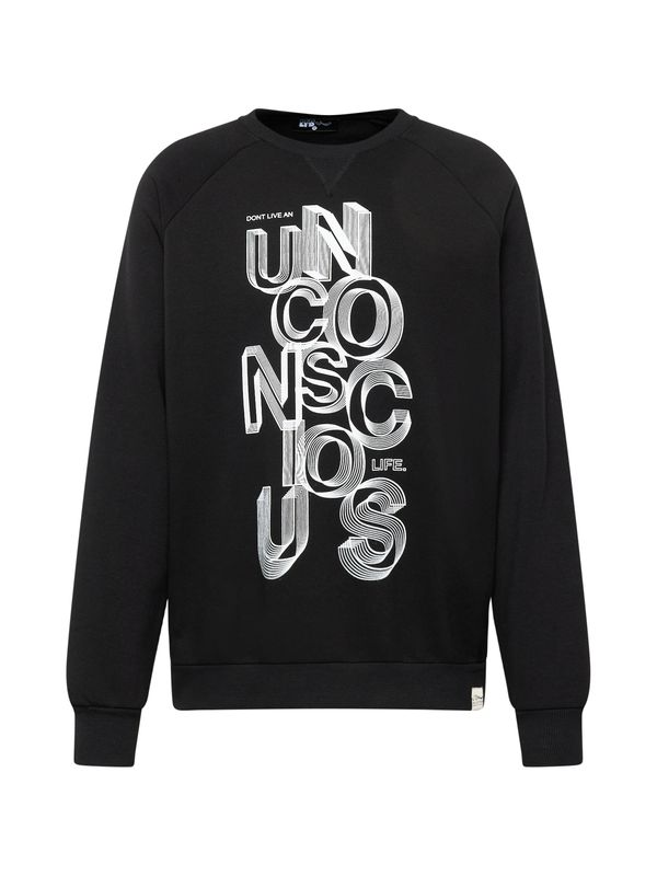 LTB LTB Суичър 'Ohitot'  черно / естествено бяло