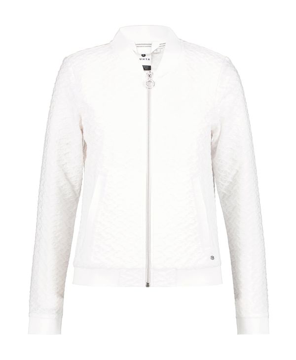 LUHTA LUHTA Спортна жилетка с качулка 'Hermansaari'  бяло