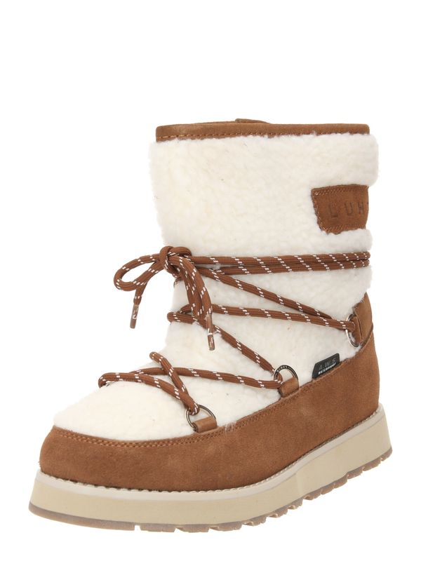 LUHTA LUHTA Спортни обувки 'NAUTTIVA'  кафяво / естествено бяло