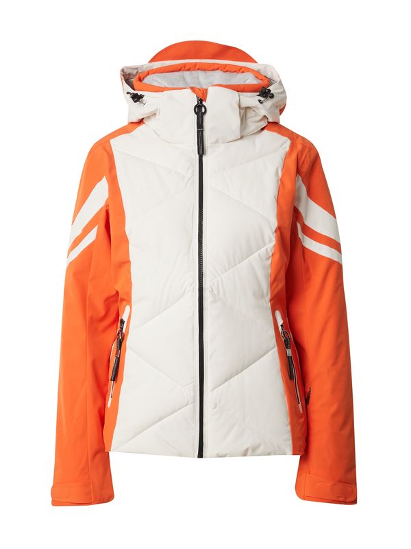 LUHTA LUHTA Спортно яке 'KALKKOAIVI'  оранжево / бяло