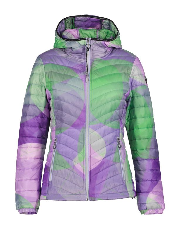 LUHTA LUHTA Външно яке 'Henttola'  лавандула / пъстро