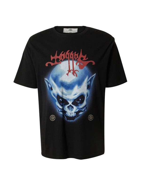 Luka Sabbat for ABOUT YOU Luka Sabbat for ABOUT YOU Тениска 'Sinan'  синьо / тъмночервено / черно