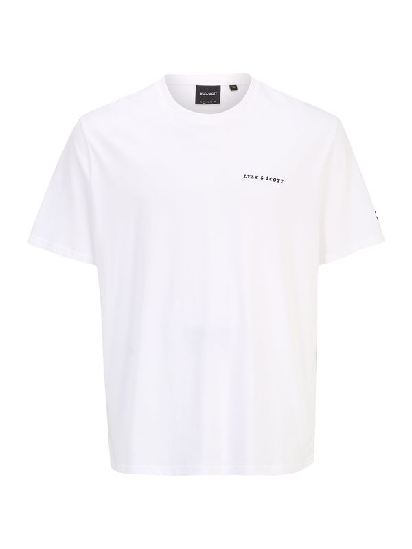 Lyle & Scott Big&Tall Lyle & Scott Big&Tall Тениска  черно / бяло