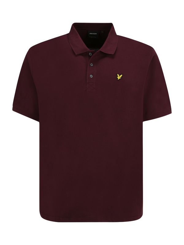 Lyle & Scott Big&Tall Lyle & Scott Big&Tall Тениска  жълто / бургундово червено / черно