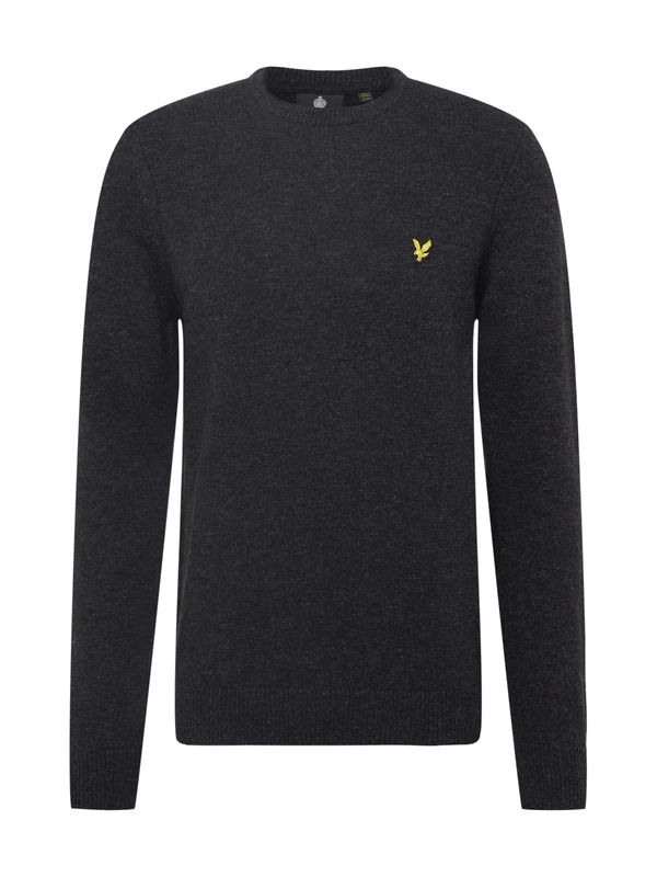 Lyle & Scott Lyle & Scott Пуловер  жълто / антрацитно черно
