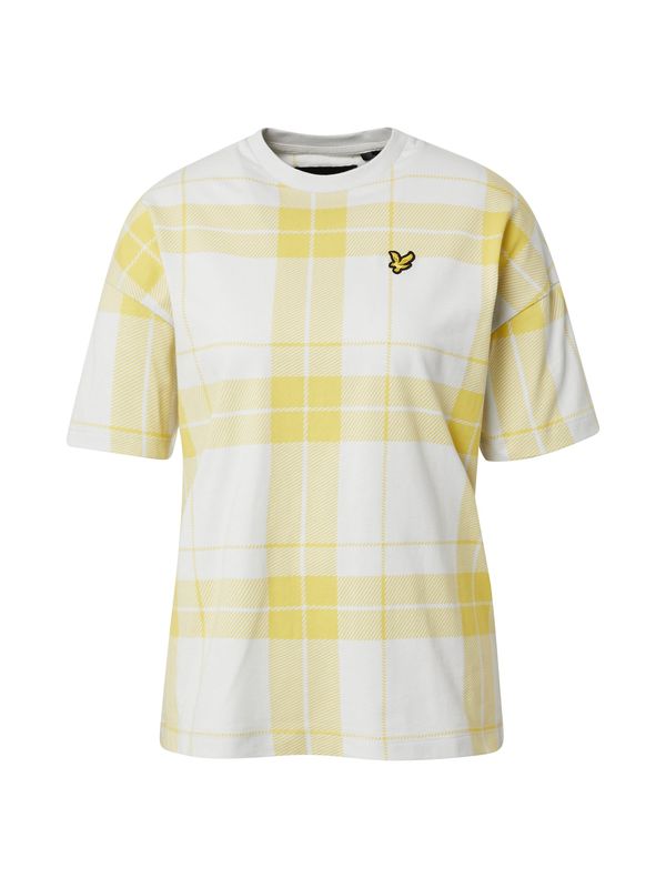Lyle & Scott Lyle & Scott Тениска  пастелно жълто / черно / бяло