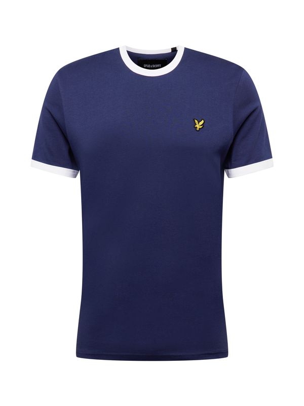 Lyle & Scott Lyle & Scott Тениска 'Ringer'  нейви синьо / жълто / черно / бяло