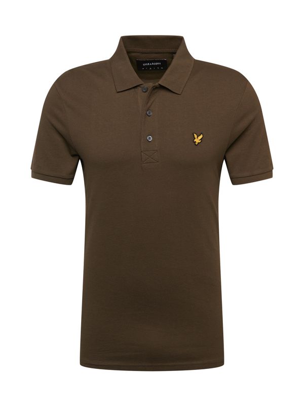 Lyle & Scott Lyle & Scott Тениска  тъмнокафяво / жълто