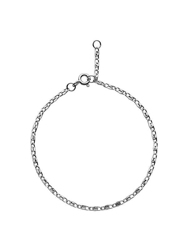 Maanesten Maanesten Гривна 'EVA'  сребърно сиво