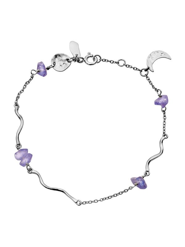 Maanesten Maanesten Гривна  лилав / сребърно